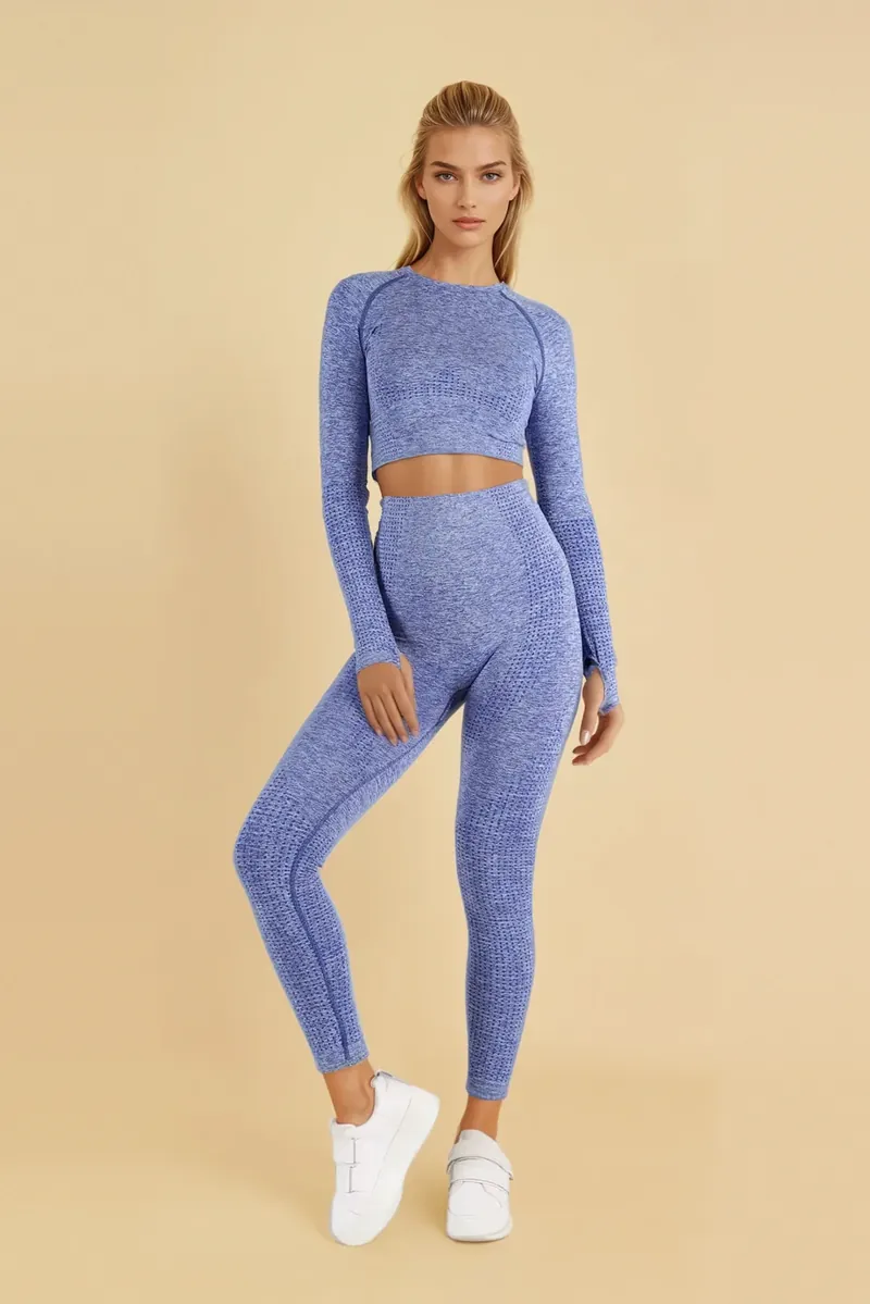 Purple sport seamless set