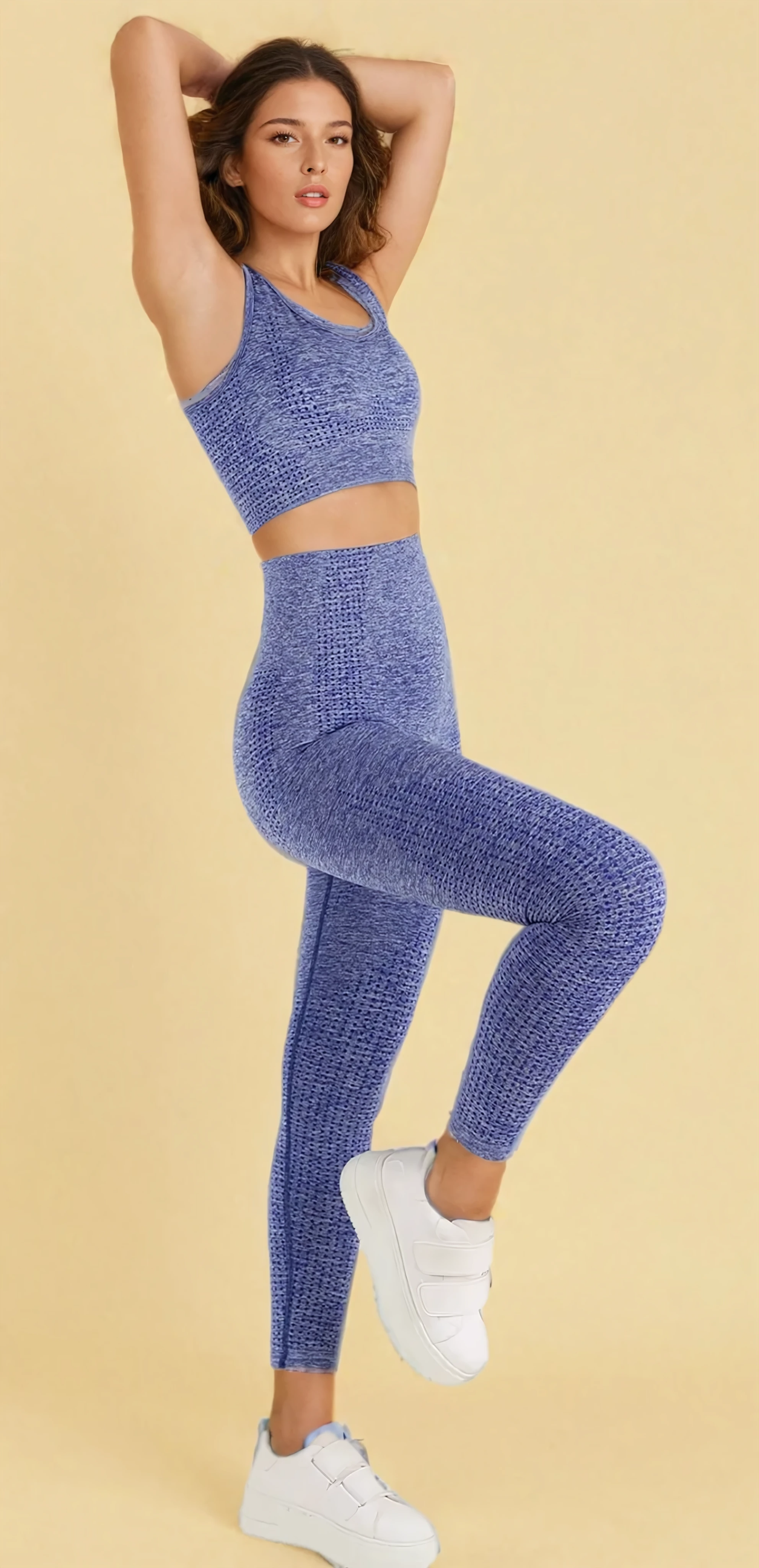 Melange sports bra - View 2