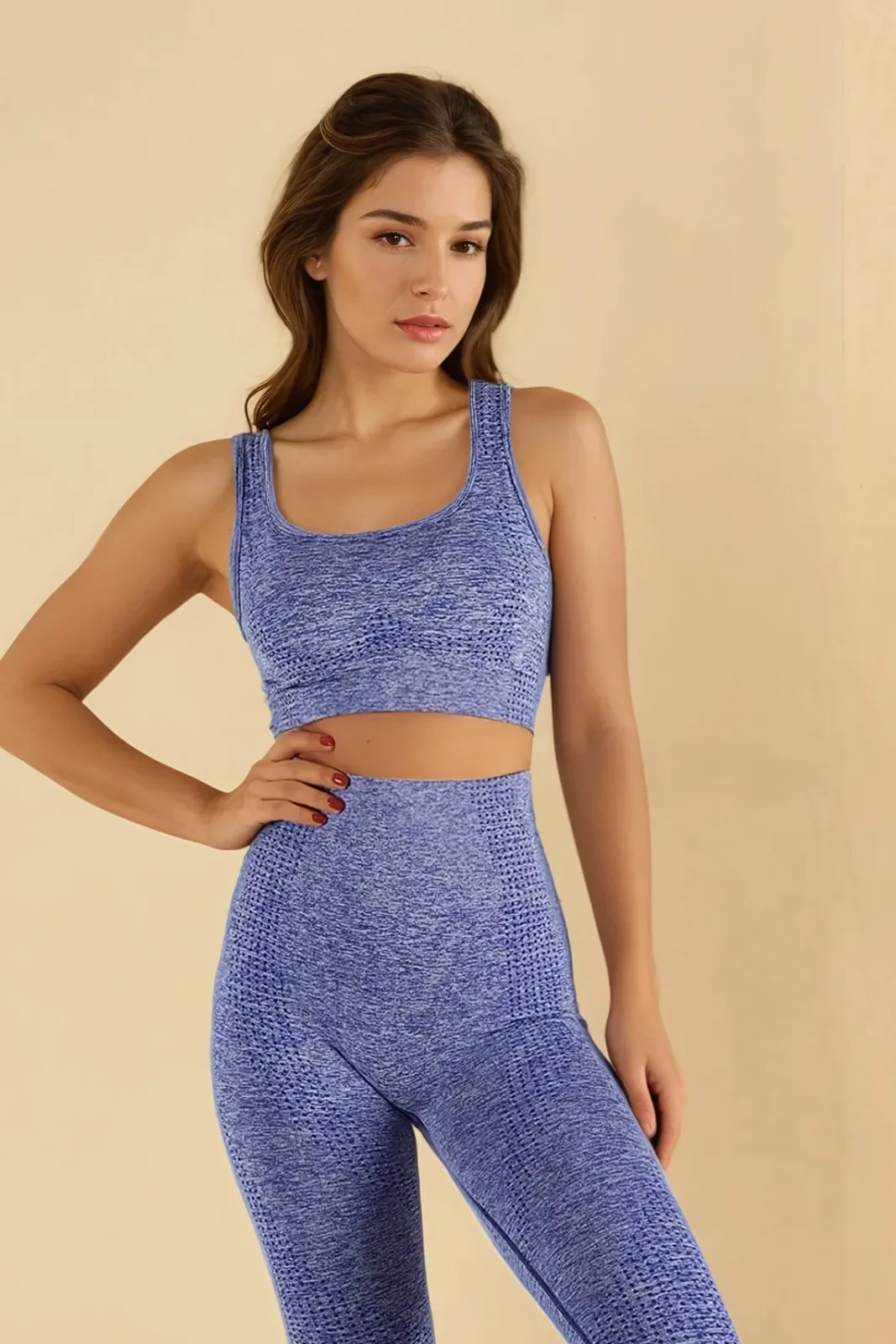 Melange sports bra - View 3