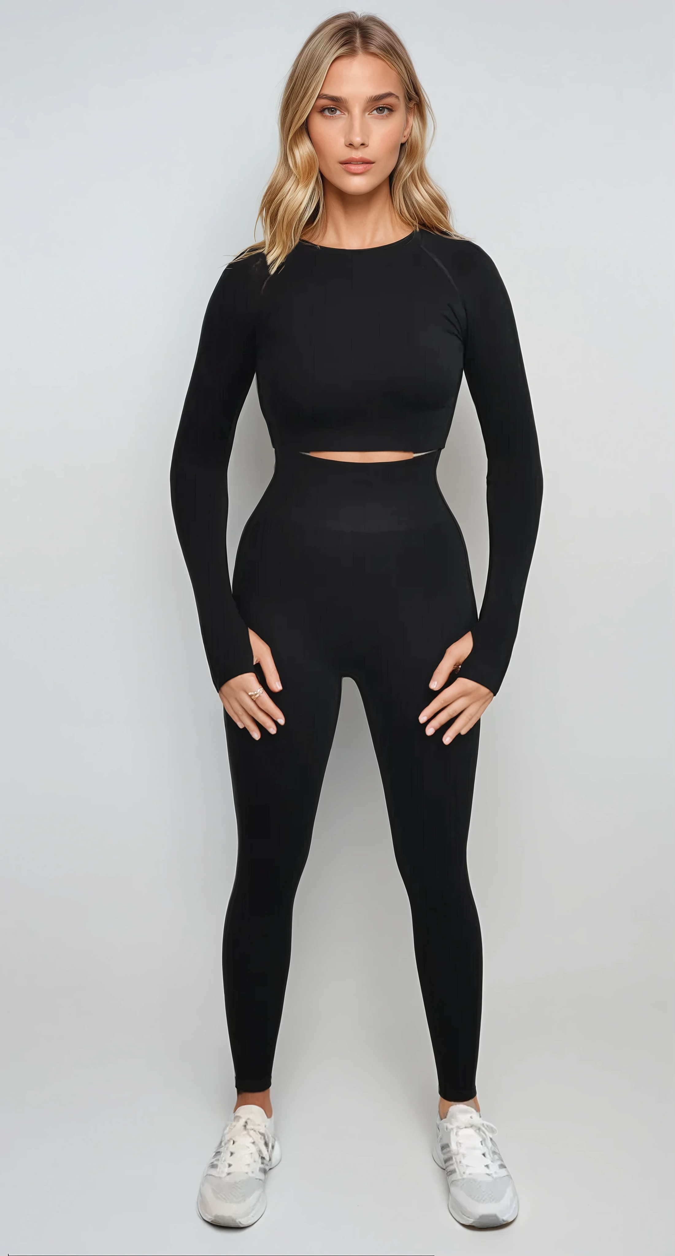 Black seamless set - View 4
